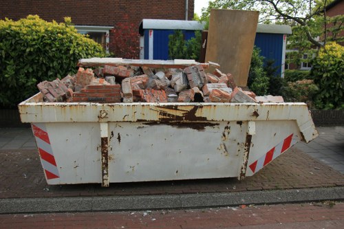 Professional muck away team removing debris in Notting Hill