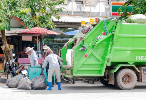 Proper placement of secure skips in Notting Hill